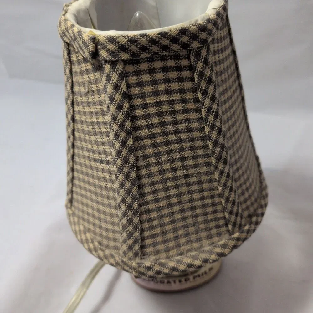 Vintage Clover Farm Evaporated Milk Can Lamp - Country Farmhouse Decor